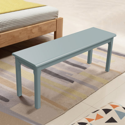 Modern Entryway Bench Dining Bench Solid Wood End of Bed Bench Indoor Outdoor Bench