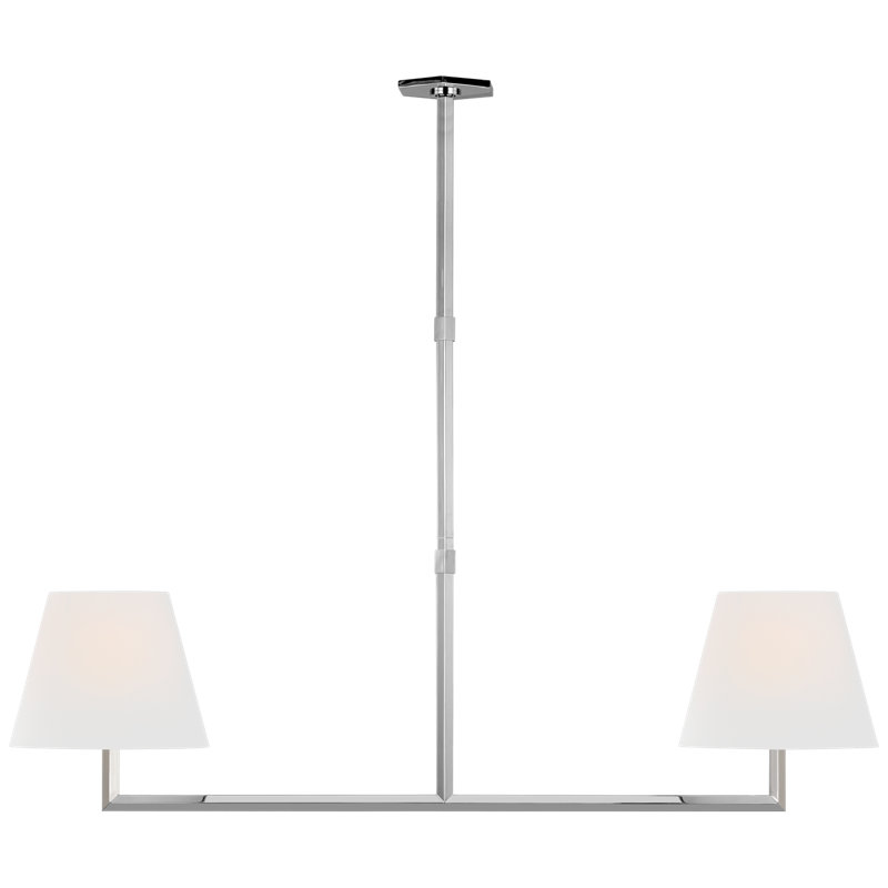 Olivier 2 - Light Chandelier, Polished Nickel