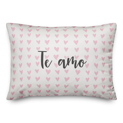 Te Amo Throw Pillow