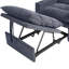Fauteuil convertible en velours-1030213892