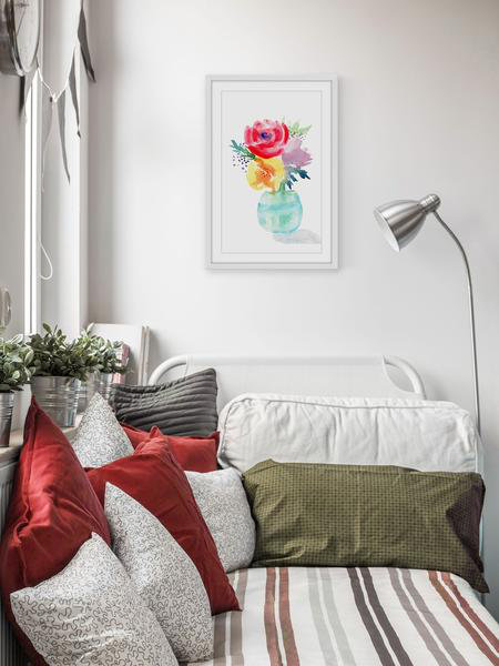 Lindsay Megahed - Single Picture Frame Painting, 61cm H x 41cm W