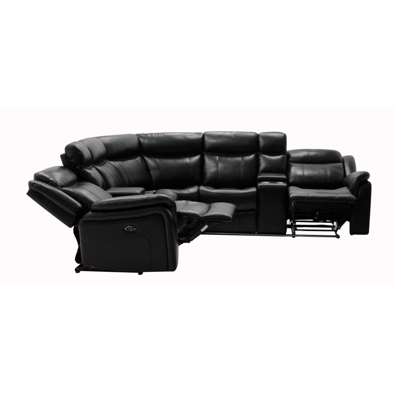 Black leather seats
