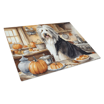 Planche à découper en verre Beardy Collie