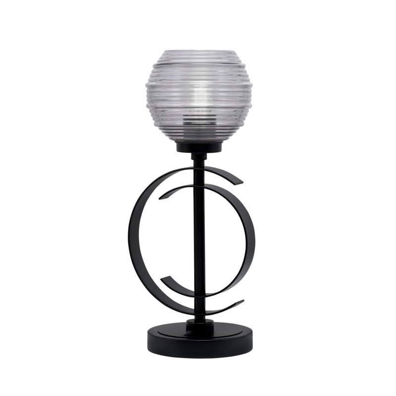 56-5-1-Light Table Lamp, Black, Matte Black
