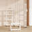 Slim 5-Tier Plastic Storage Cart with Wheels – Multi-Functional Storage Organizer-1539688093