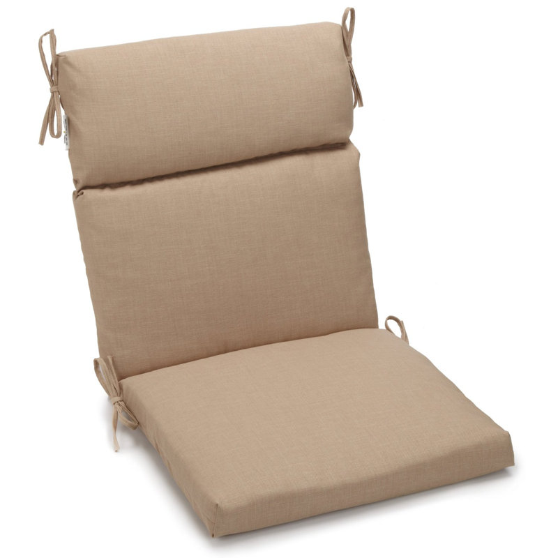 Outdoor 3'' Seat / Back Cushion, Sandstone, 22" W x 45" D