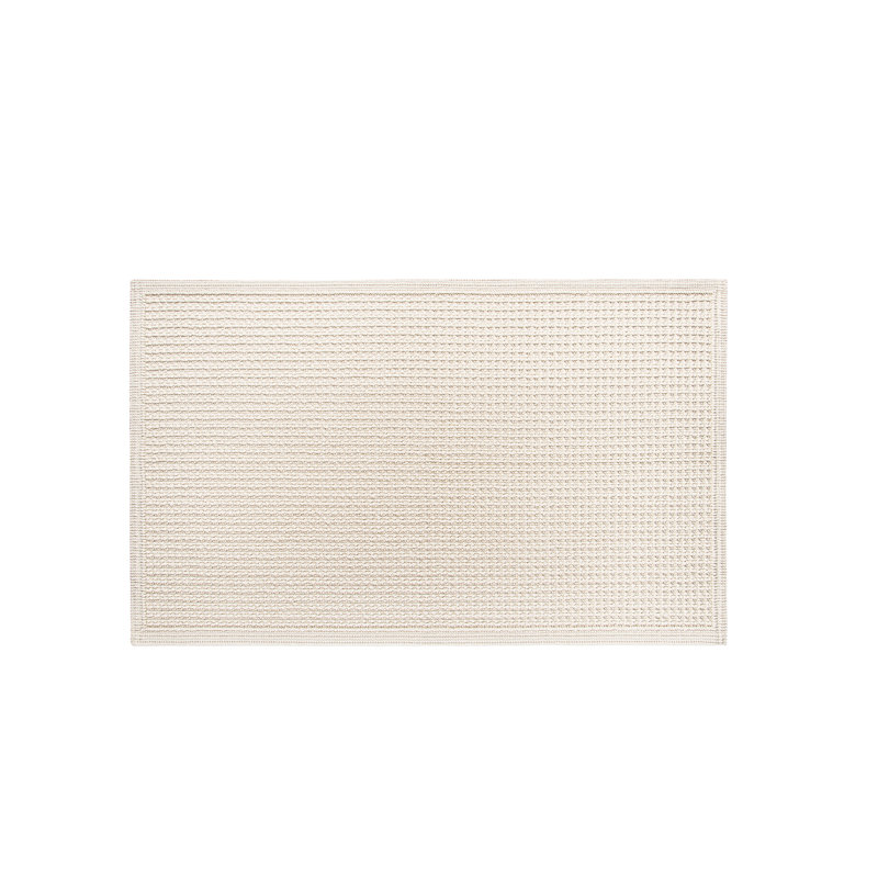 Be Vegan Geometric Bath Mat, Natural
