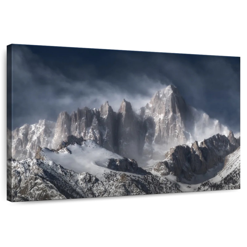 Alvord Snowy Mountain Whitney, 34" H x 51" W