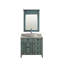 Ensemble de meuble-lavabo simple 36 po avec miroir Sneed