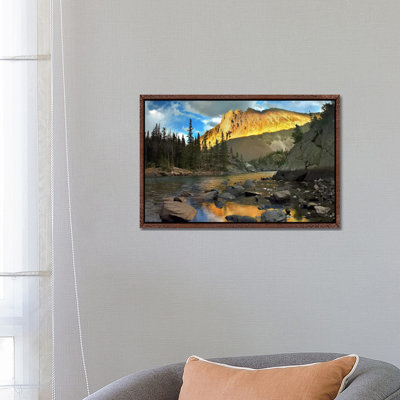 Nokhu Crags, Hornfel Layers Carved By Glaciers, Medicine Bow Range, Colorado II 1 Piece Wall Art on Canvas