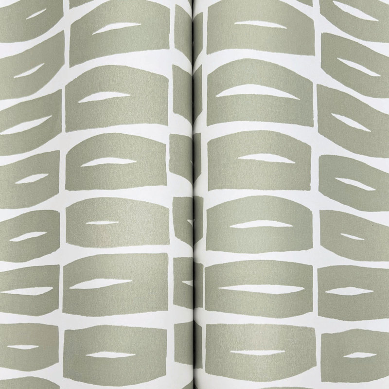 Papier peint carbone moderniste, Vert