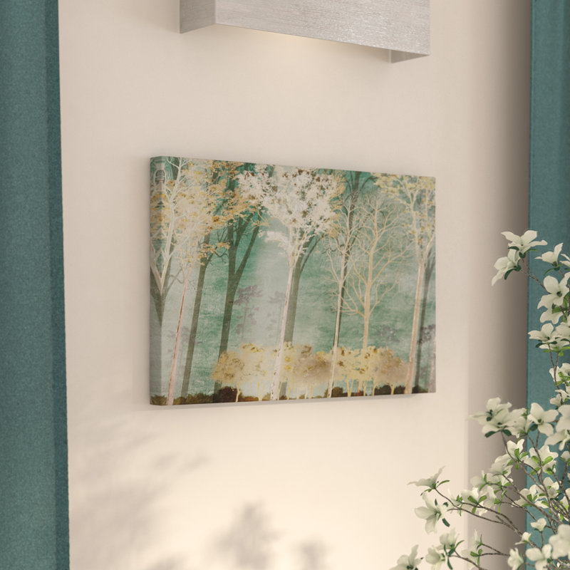 « into the thé », reproduction d’art sur toile tendue, H 12 po x l 18 po x p 1,5 po