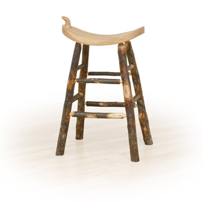 Hogansville Solid Wood Counter Stool