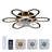 25in Modern Flower LED Ceiling Fan Light
