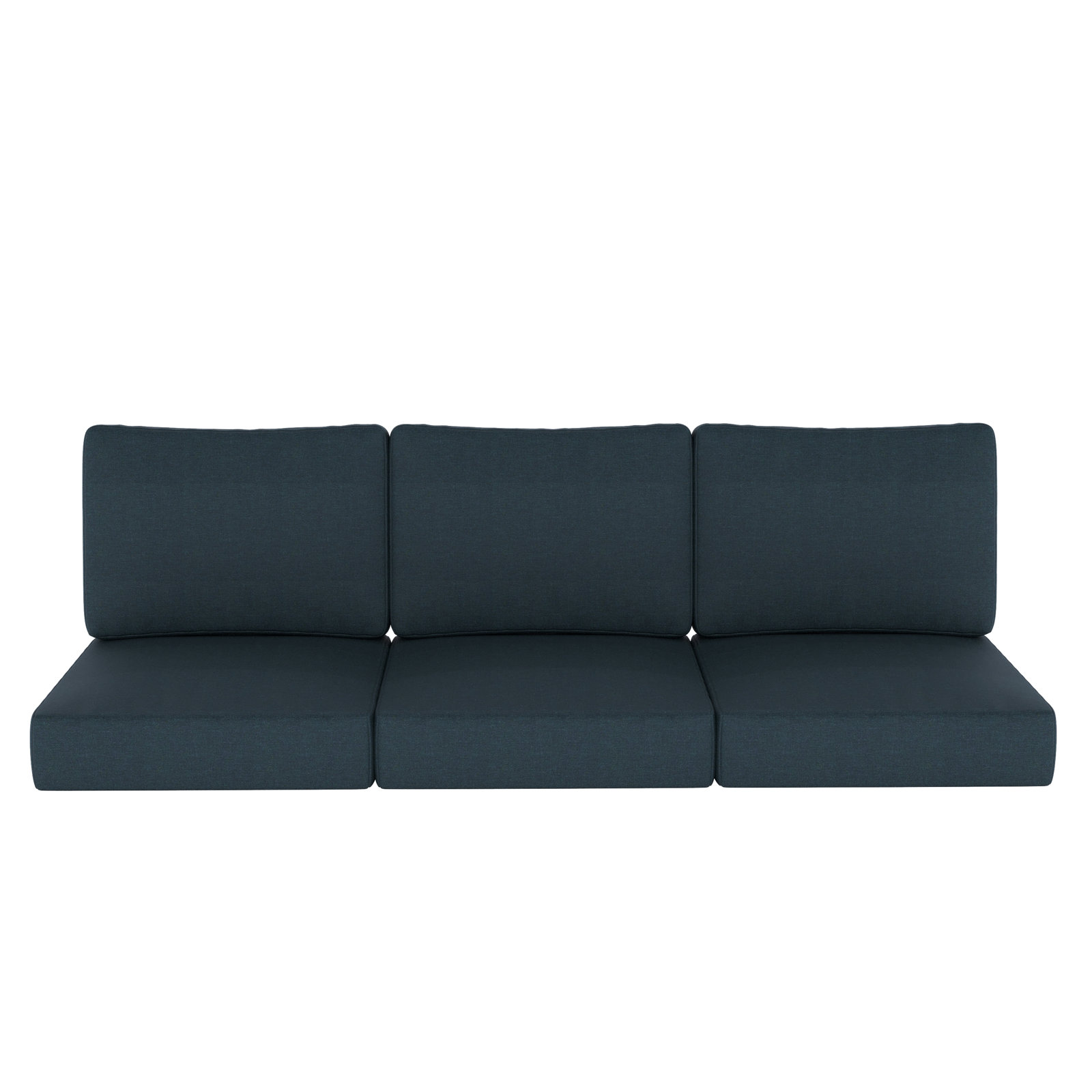 Sunbrella Outdoor Sofa Seat / Back Cushion, Sunbrella Play Lagoon