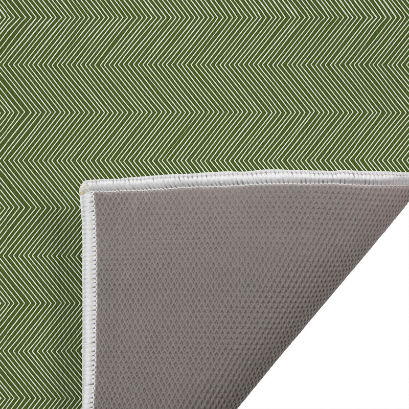 Tapis de toilette Chevy, 34" W x 21" L, Olive Green