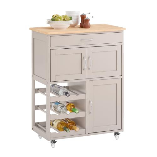 Rainer Kitchen Cart, Grey