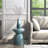 Modern Ceramic Accent Table with Sculptural Hourglass Design - Sleek Contemporary Side Table with Glossy Finish for Stylish Home Decor-457530858