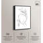 «Blossoming Floral Contour II», art mural minimaliste par Art Remedy, cadre noir, 16 x 24-1839528261-1839528282