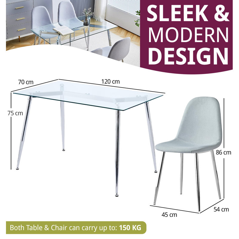Florus 4 - Person Dining Set