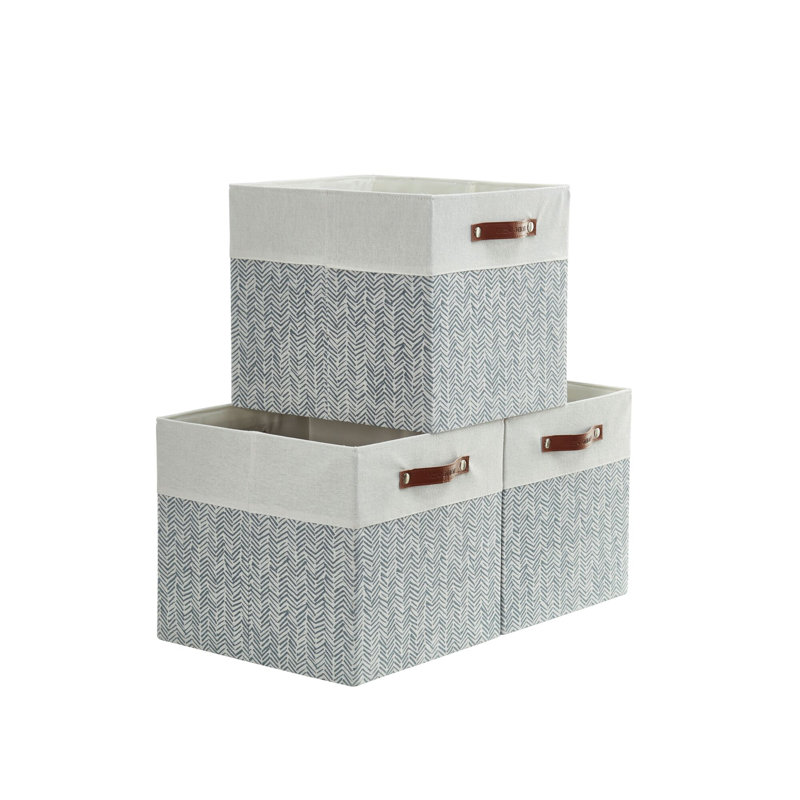 Ensemble de cubes en tissu, Chevrons