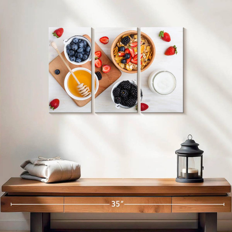 Petit déjeuner Yarlin, H 20 po x l 33 po