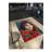 Blue Red Themed Abstract Woman Portrait Patterned Creative Modern Decorative Carpet-1618571503