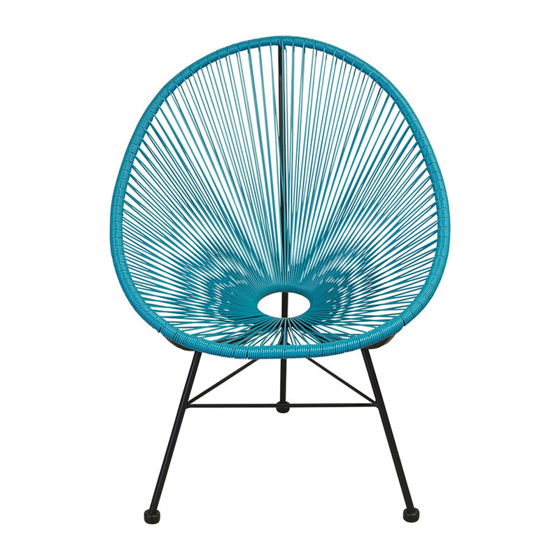 Heidine Outdoor Lounge Chair, Mint