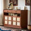 Buffet en bois massif de style rétro