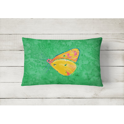 Butterfly Outdoor Reversible Throw Pillow