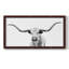 «Longhorn Gaze», reproduction d'un seul cadre photo sur toile-52400124
