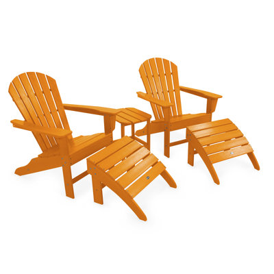 POLYWOOD South Beach Adirondack 5-Piece Set