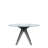 Sir Gio Round Glass Top Dining Table-27006685-27006681