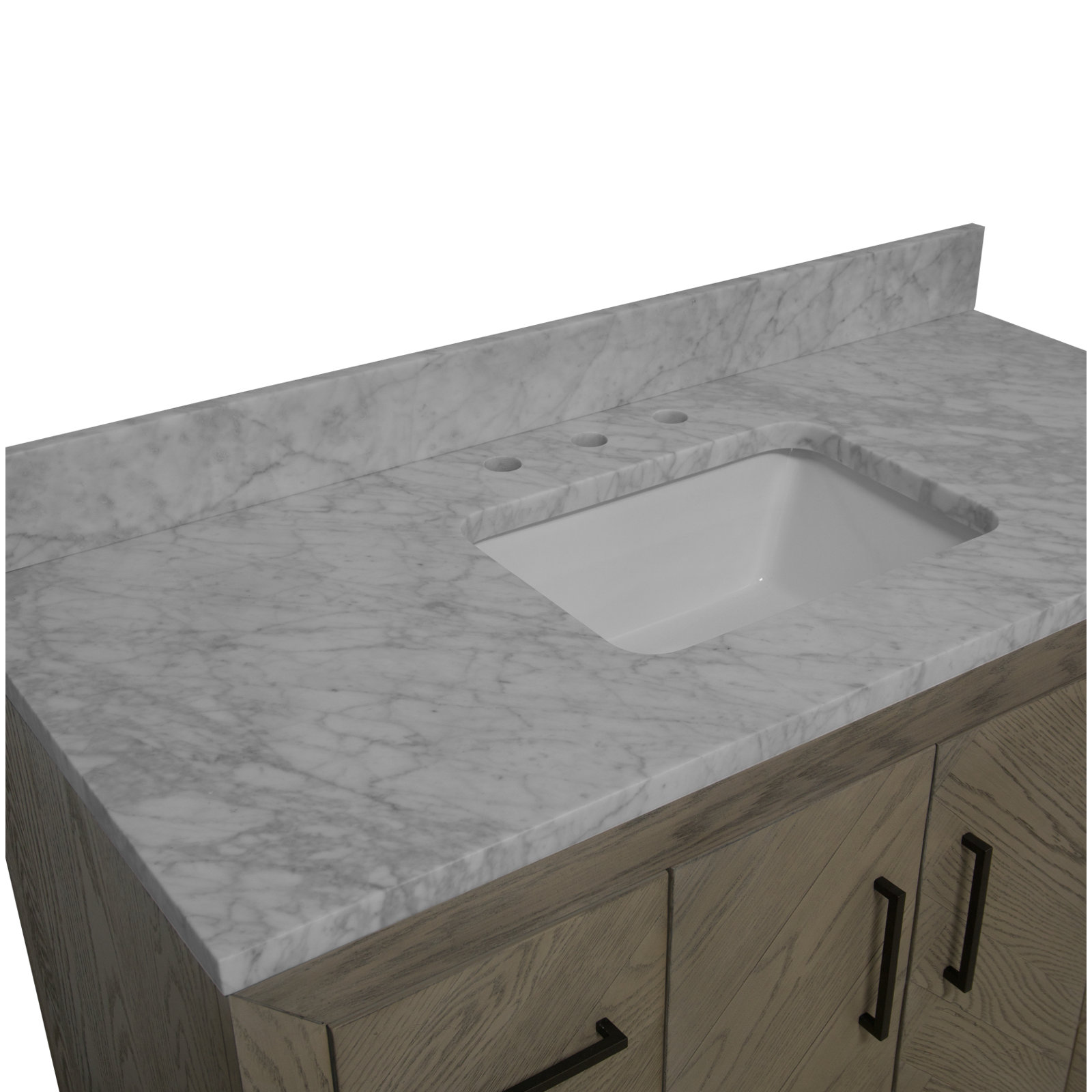Sadelle 48'' Single Bathroom Vanity, Gray Oak