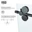 Porte de douche coulissante sans cadre avec verre transparent 3/8 po l 68-72 po x H 74 po Elan-99078658