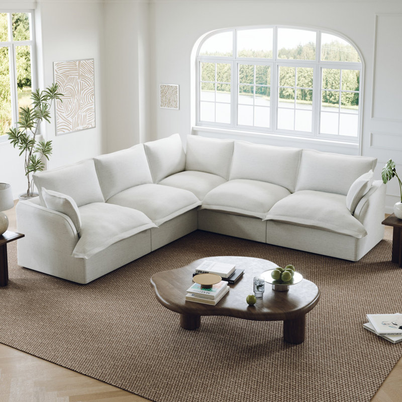 Canapé 114 po Cloud, H 36,5 po x l 114 po x P 114 po