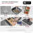 36 in. x 19 in. 16 Gauge, Stainless Steel, Brushed 60/40 Double Bowl Undermount Kitchen Sink with Built-In Accessories