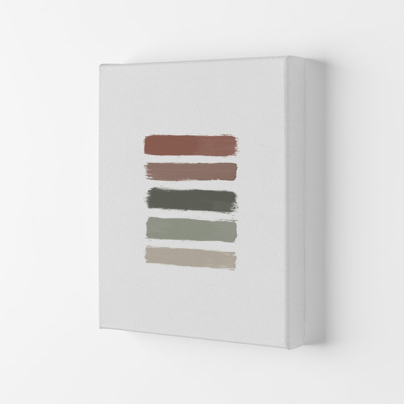 Ombre Earth Tones by Orara - Wrapped Canvas Print, Wrapped Canvas, 29.7cm H x 21cm W x 3cm D