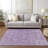 Everlee Flatweave Washable Ikat Indoor / Outdoor Rug-1526604657