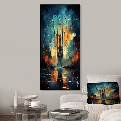Vert et orange Dreamcatcher Spirit - Dream Catcher, art mural
