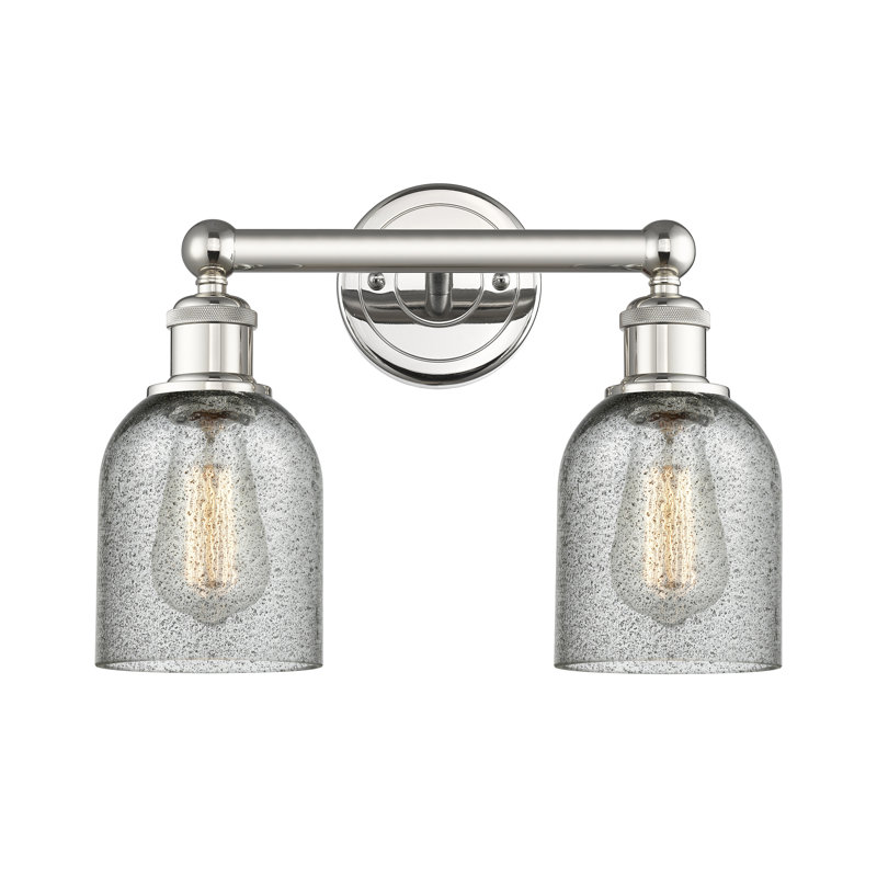 Reiko 2 - Light Dimmable Vanity Light, Charcoal, Polished Nickel
