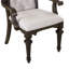 Chaise avec accoudoirs rembourrée Dillmon
