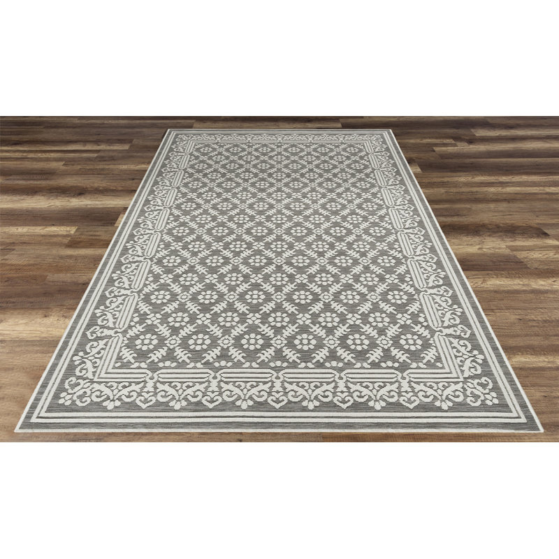 Tapis d'intérieur / extérieur Varner, Rectangle 5 pi 3 po x 7 pi 7 po