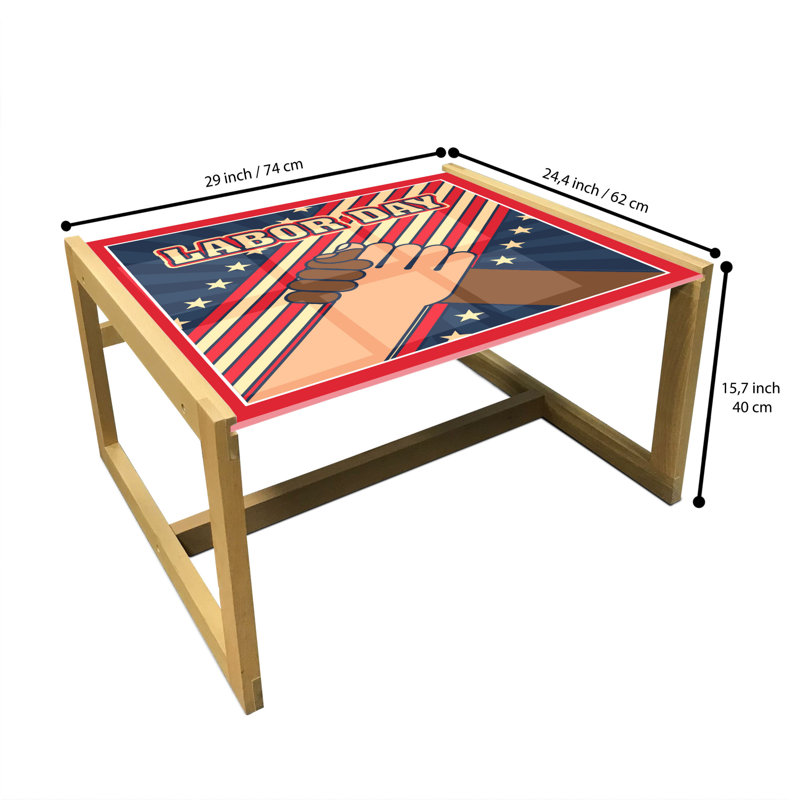 Jaiton Sled Coffee Table, 62cm H x 74cm W x 40cm D