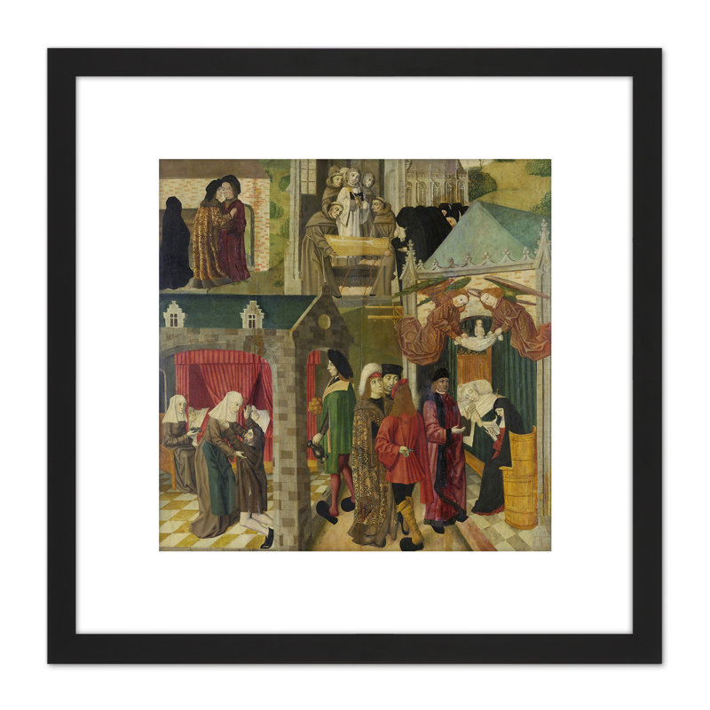 Saint Elizabeth Tending The Sick Death Of - Single Picture Frame Painting