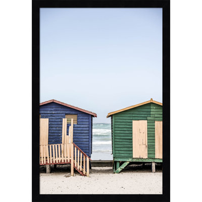 Popplewell "Blue and Green Huts" Print