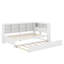 Lit de jour simple avec lit gigogne, tablette et port USB-502539136
