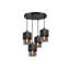 Cardinale 4 - Light Black Cluster Pendant-1409630198