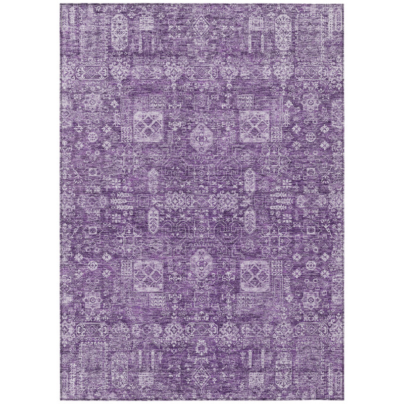 Floral Indoor / Outdoor Rug, Rectangle 2'6" x 3'10"