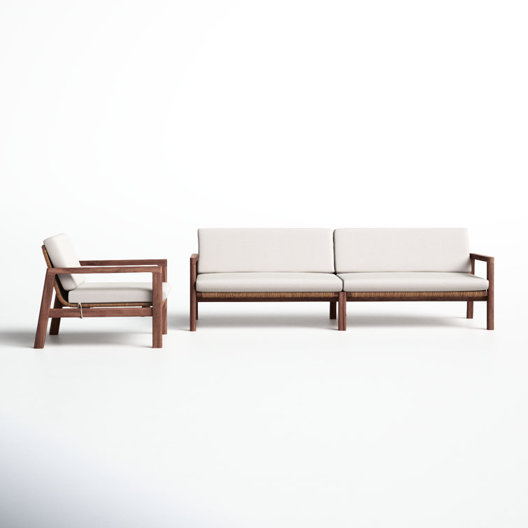 Nicholson 5 - Person Patio Conversation Sets with Cushions